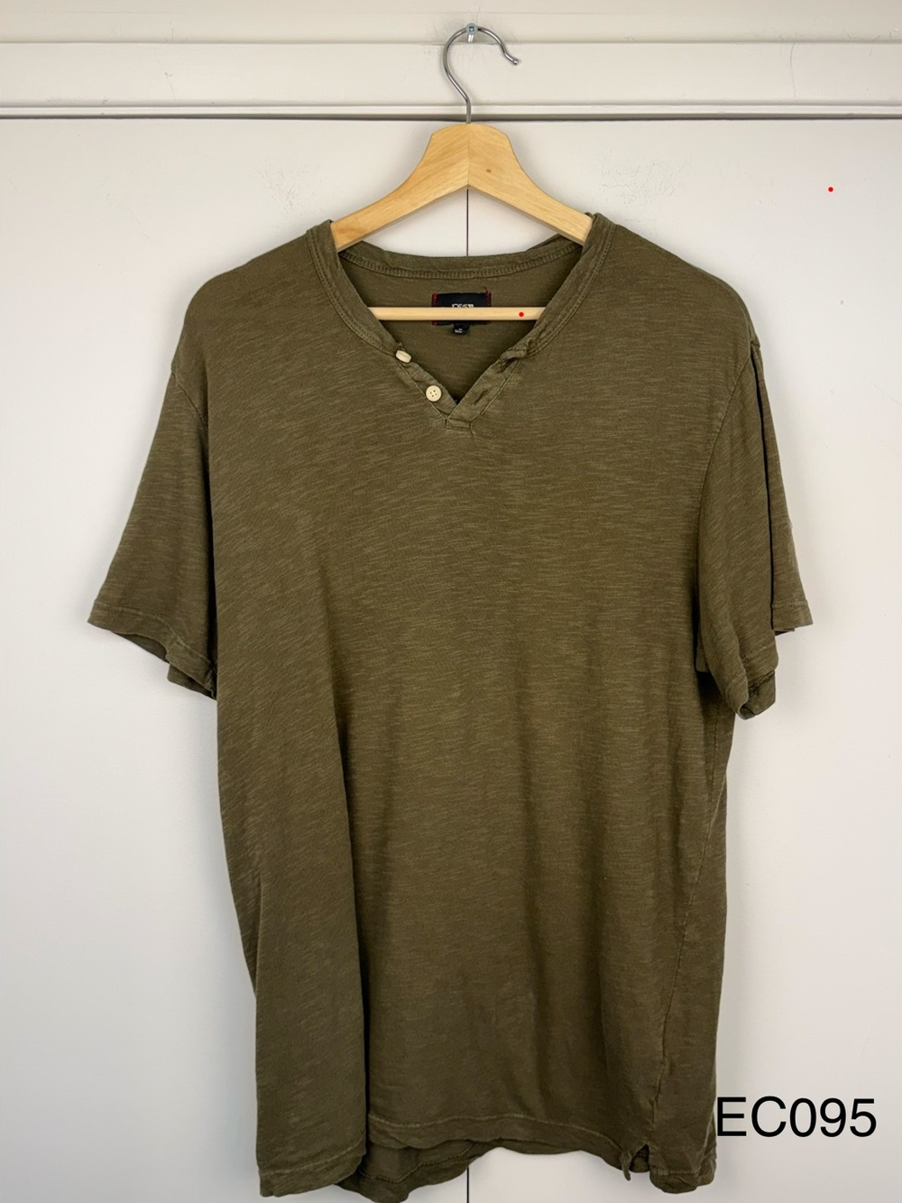 Joe’s Jeans Wintz Slub Henley Hunter Green Men’s M